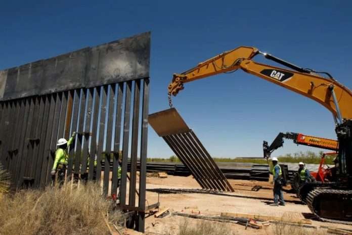 Trump se comprometió a terminar la construcción del muro fronterizo