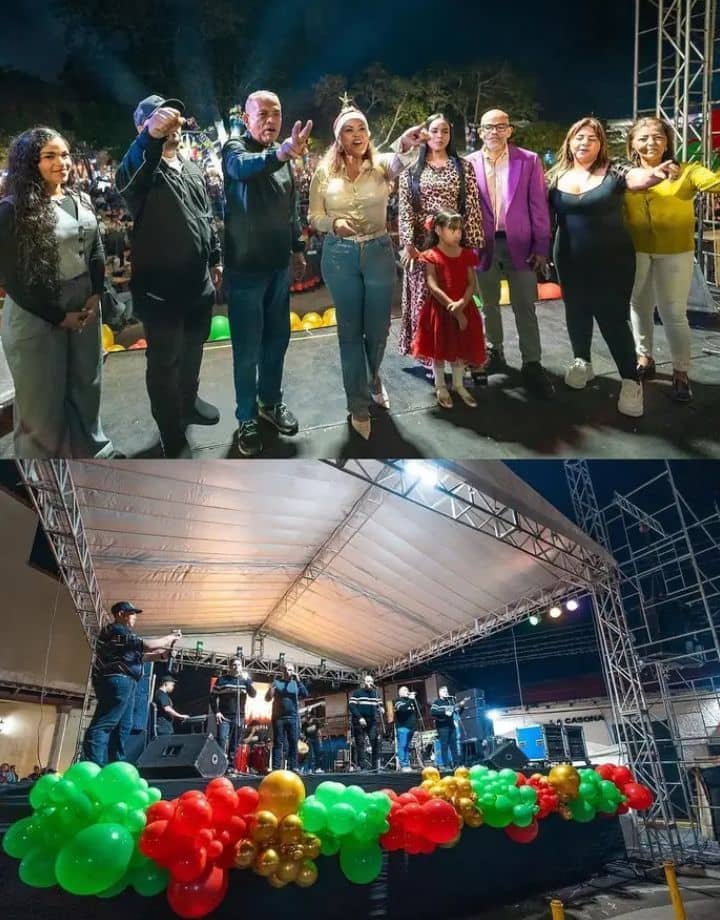 Celebración del Encendido de Luces Navideñas exitoso en Upata