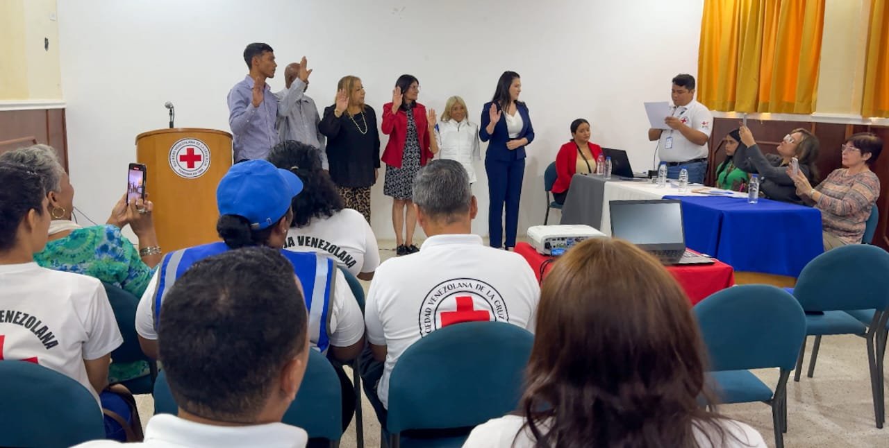 Patrizia Tibari es la nueva presidenta de la Cruz Roja Ciudad Guayana