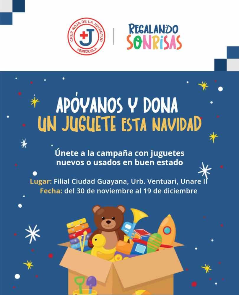 Cruz Roja Filial Ciudad Guayana recolectará juguetes para Navidad