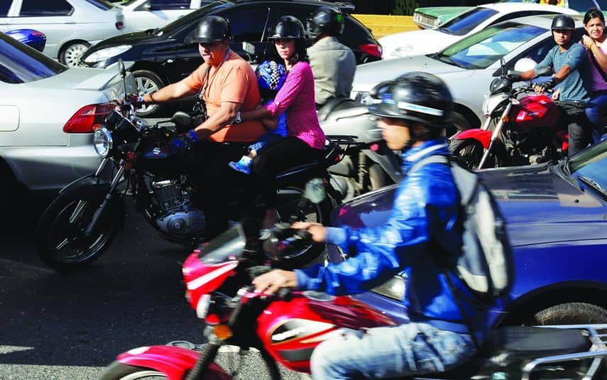 Reportan entre 3 a 5 muertes diarias de motorizados en el país