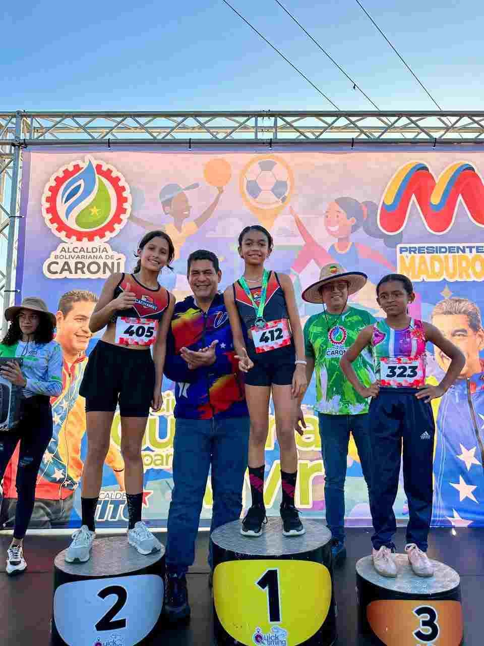 Con una Carrera Kids Alcaldía de Caroní reinauguró vía Río Claro