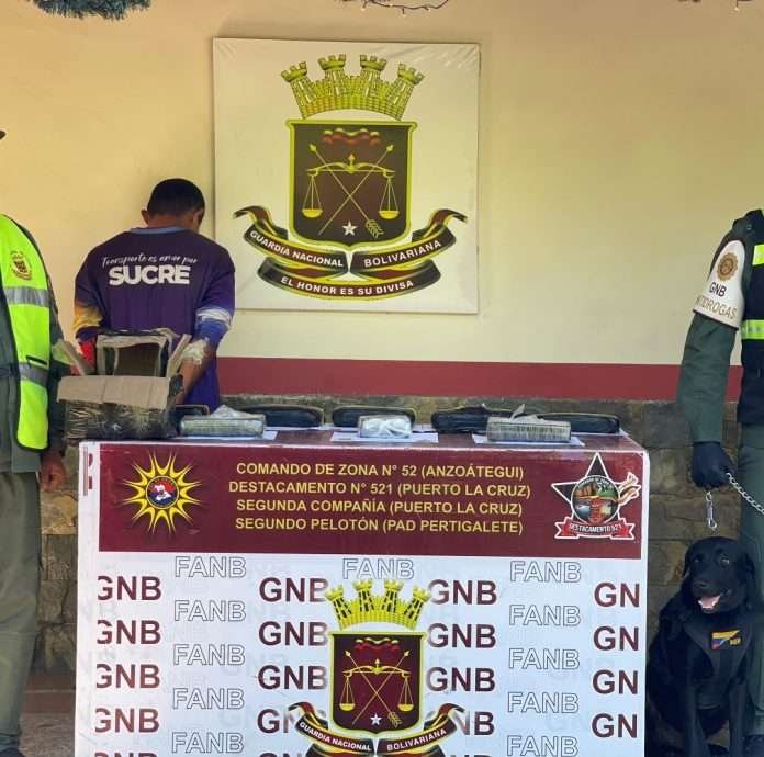Detenido sujeto con más de 5 kilos de droga en Guanta