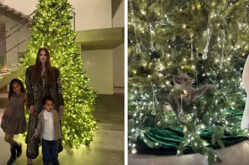 La exótica decoración navideña de Khloé Kardashian en su casa