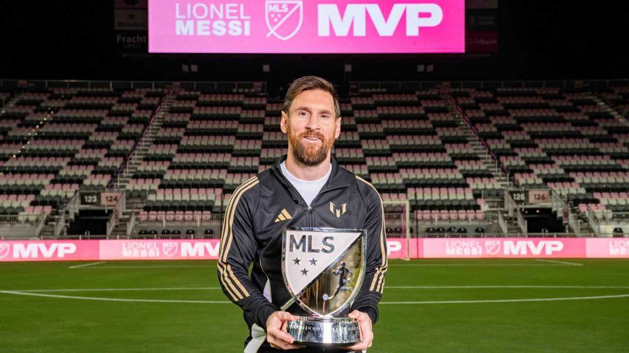 Lionel Messi es elegido como el mejor jugador de la MLS en la temporada 2024