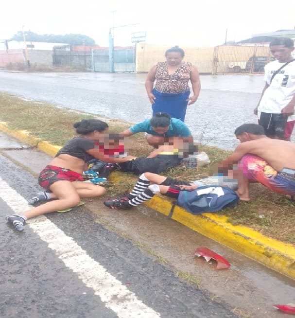 Accidente de Tránsito en San Félix Deja a Tres Niños Heridos