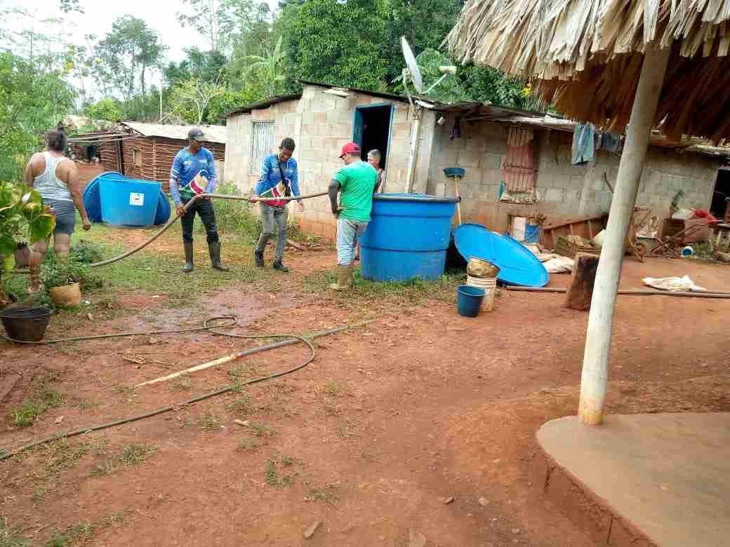 Alcaldesa Yulisbeth García lleva a cabo Plan de Contingencia ante falla del sistema de motores que suministra agua potable en El Pao
