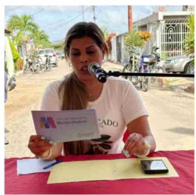 Yulisbeth García impulsa obra de pozo profundo en Rosales Country