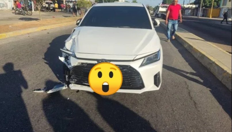 Valeria Carruyo estuvo detenida tras provocar un accidente de tránsito