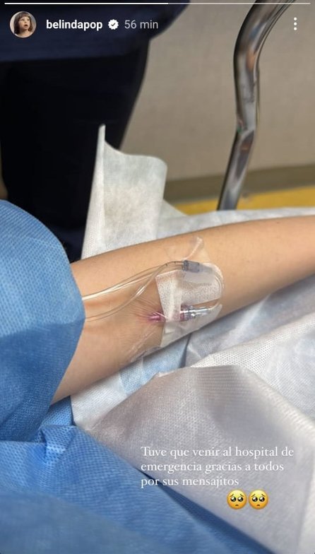 Hospitalizan de emergencia a Belinda