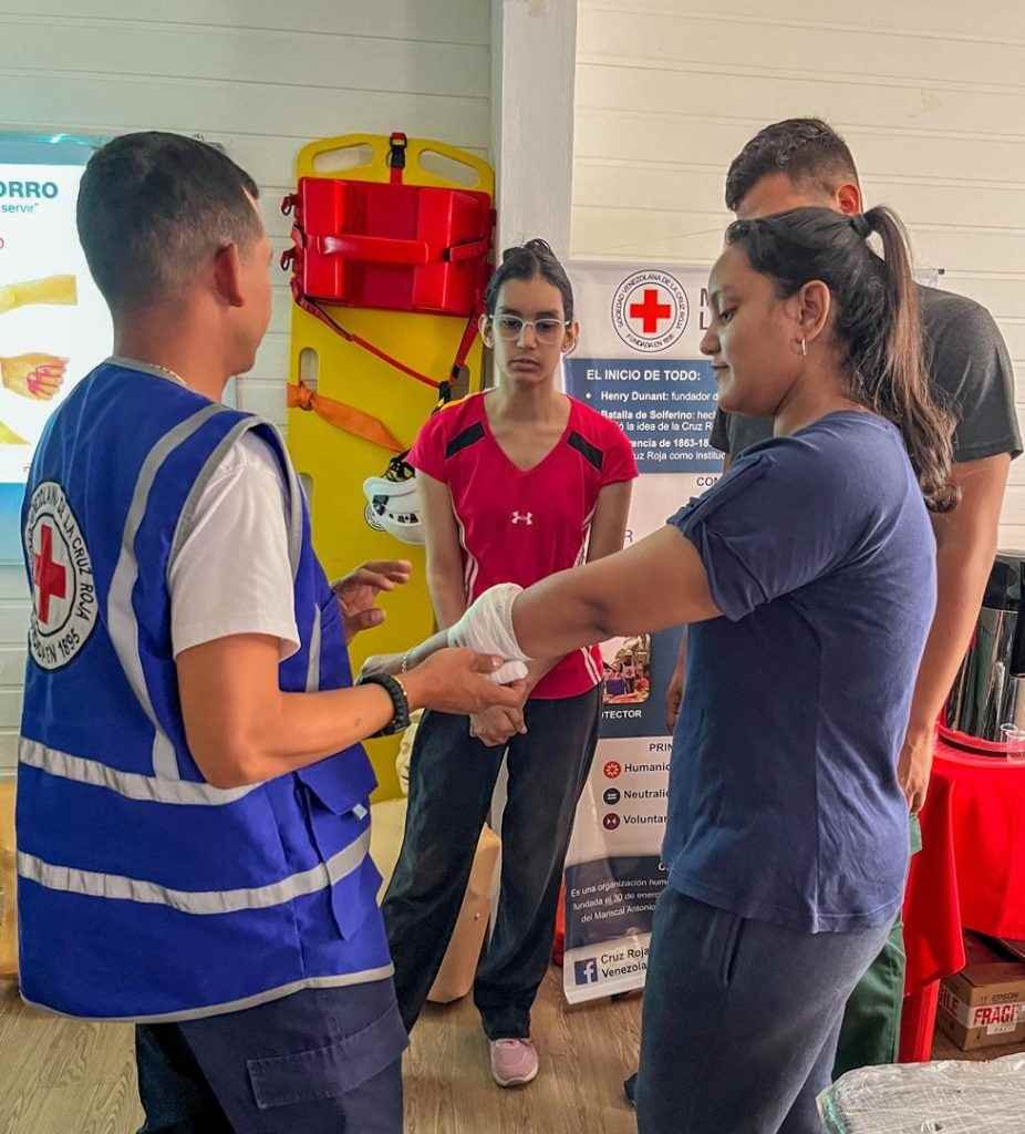 Cruz Roja filial Ciudad Guayana promueve la salud en Caroní
