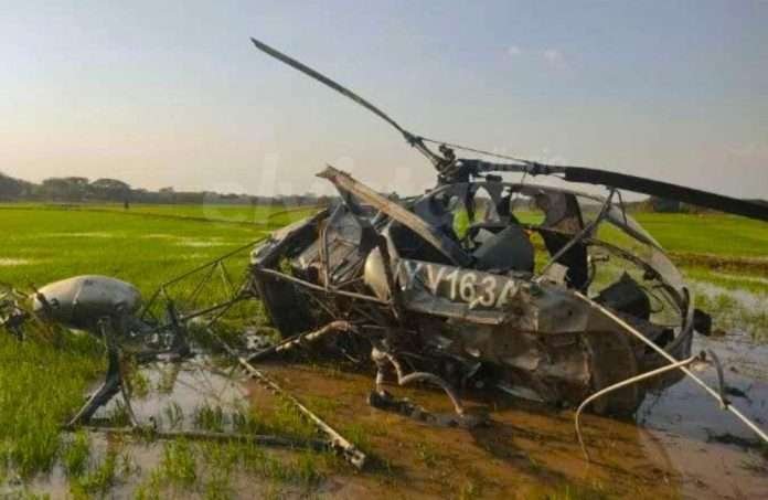 Helicóptero cayó a tierra en Guárico