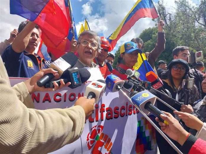 Antifascistas de Bolivia reafirman solidaridad con Venezuela 