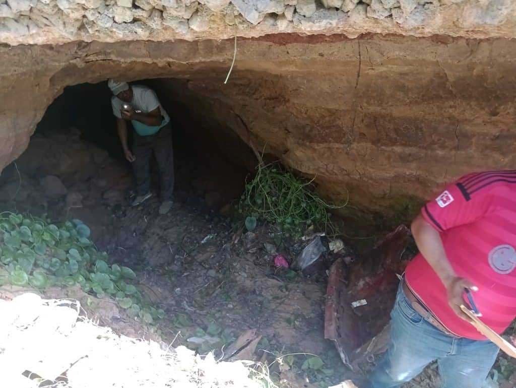 Cerca de E/S Borges: Descubren “caverna” subterránea en la avenida Guayana