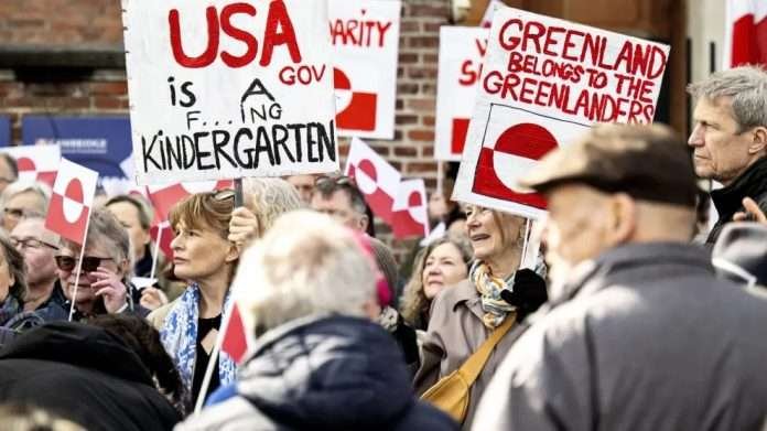 Protestan en Dinamarca contra las presiones de Trump a Groenlandia