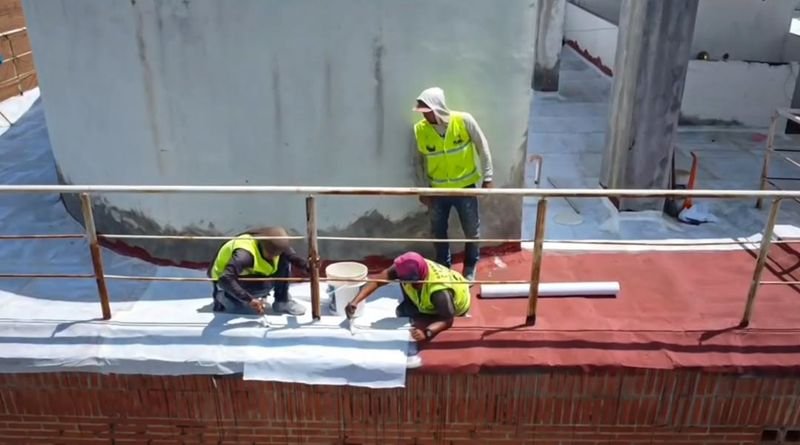 Poder comunal impulsa labores de impermeabilización en urbanismos de Caracas
