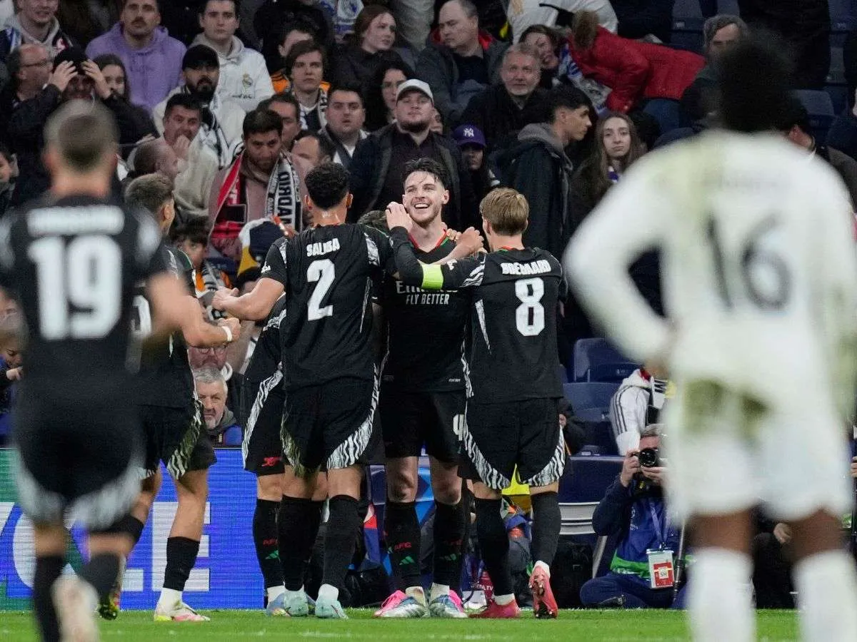¡No hubo remontada! Arsenal triunfó en el Bernabeu