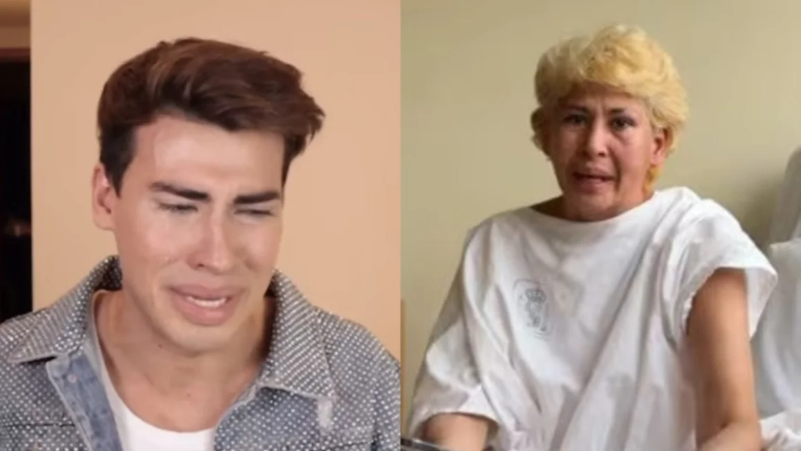 La Divaza: Desde el hospital el infuencer celebró el cumpleaños de su madre