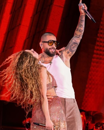 Shakira y Maluma elevaron la temperatura en Medellín