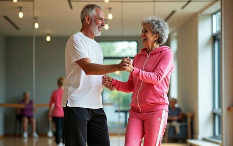 Beneficios físicos y emocionales del baile en adultos mayores