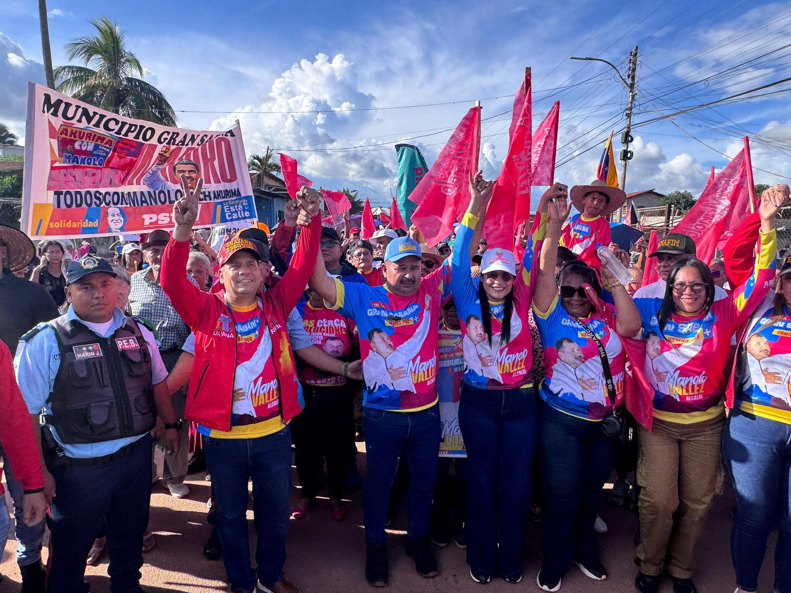 Candidato Manolo Valles cerró campaña en Gran Sabana