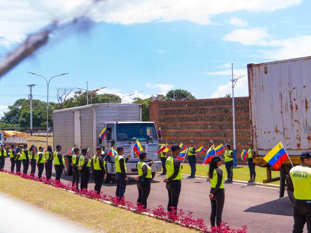 Estado Bolívar suma más de 1.400 toneladas de insumos enviados para atender a víctimas de los terremotos